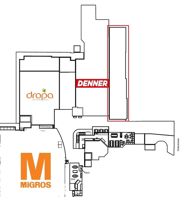 Ladenfläche mit ca. 150m² in bester Lage - Migros Gundelitor 8