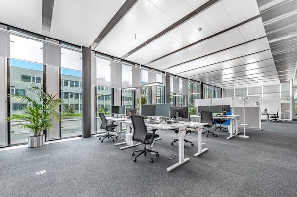 Flächen von 490 - 1260 m² | Ausgebaute Büroflächen am Bahnhof Stettbach 4