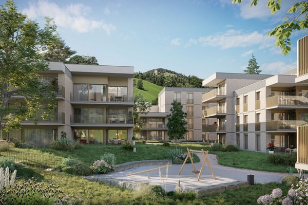 Erstbezug - neue 1.5 Zimmerwohnung im Zentrum von Wattwil zu vermieten 1