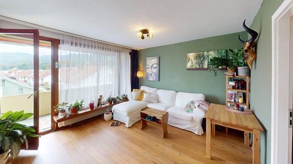 Gemütliche 1-Zimmer-Wohnung mit Balkon in Moosseedorf 2