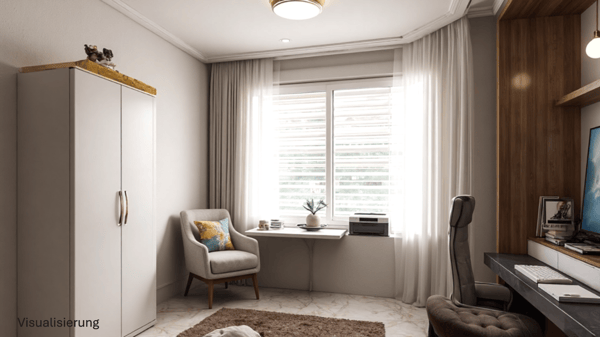 Exklusive 1.5-Zimmer-Maisonette-Gartenwohnung in Winkel 17