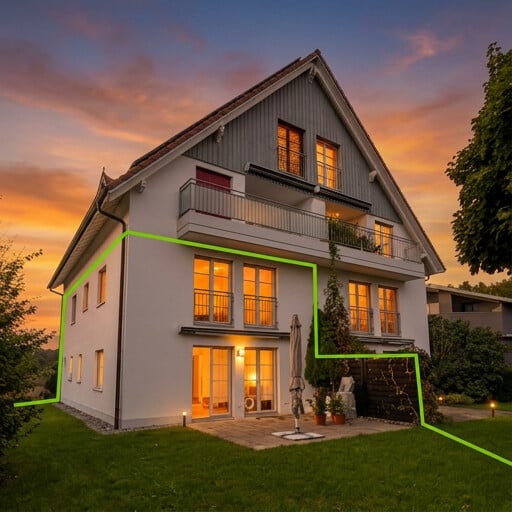Exklusive 5.5-Zimmer-Maisonette-Gartenwohnung 1