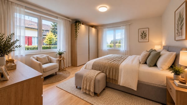 Wohnen wie im eigenen Haus 5.5-Zimmer-Maisonette mit Garten in der S 7