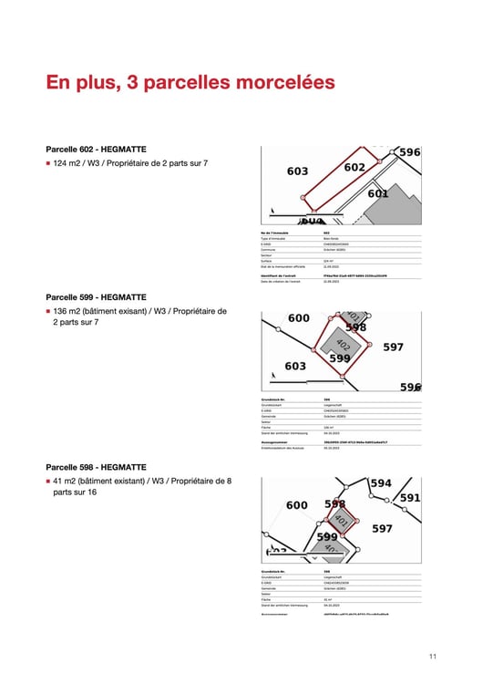 (3925) GRÄCHEN (VS) - 6 Bauparzellen zu verkaufen - 6 terrains constructibles à vendre 10