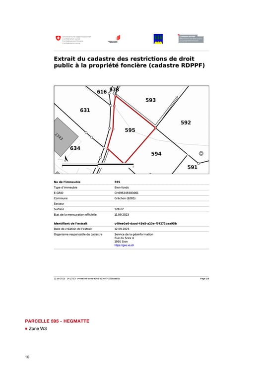 (3925) GRÄCHEN (VS) - 6 Bauparzellen zu verkaufen - 6 terrains constructibles à vendre 9
