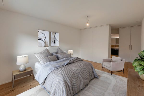 Design und Komfort, Ruhe und Naturblick: Neubau-Parterrewohnung beim Schloss 5