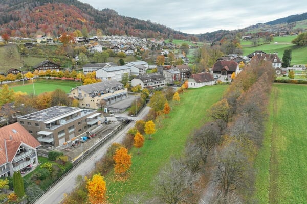 Design und Komfort, Ruhe und Naturblick: Neubau-Parterrewohnung beim Schloss 14
