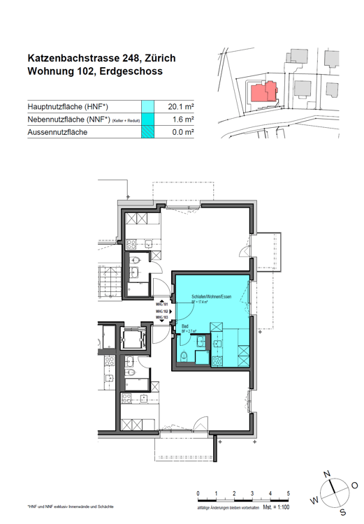 Sanierte & charmante 1-Zimmerwohnung in Zürich-Seebach! 2