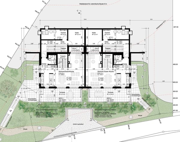 Grosszügiges Bauland mit bewilligtem Neubauprojekt in Leibstadt 9