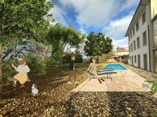 Maison de maître avec affectation mixte (habitation/bureaux) et une écurie 3