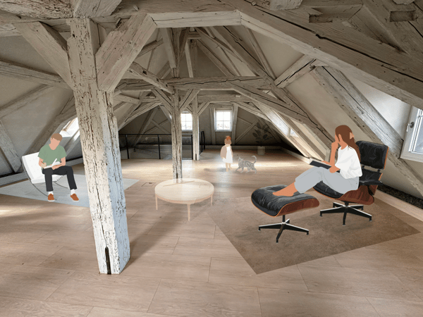 Maison de maître avec affectation mixte (habitation/bureaux) et une écurie 12