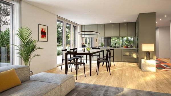 Privatsphäre & Umschwung - 200m2 Aussenfläche - Untergeschoss Gartenwohnung 6