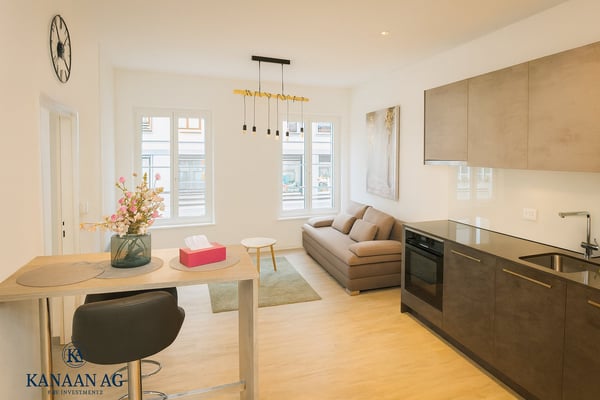 1.5-Zimmerwohnung 2 OG rechts in historischem Gebäude in Schaffhausen 1