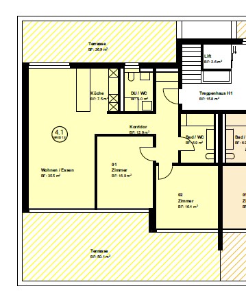 Attika mit Terrasse und Säntisblick – bezahlbar wohnen mit Stil 10