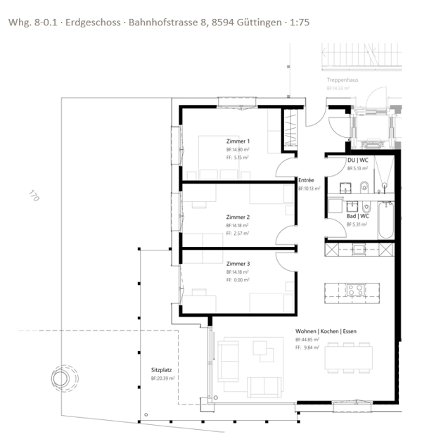 Stilvolles und elegantes wohnen in Güttingen 15