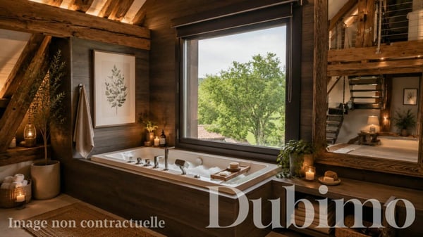 DUPLEX AVEC COMBLES AMÉNAGÉS ENTIÉREMENT RÉNOVÉ A CREMIN (LUCENS) 8