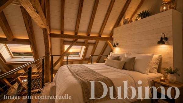 DUPLEX AVEC COMBLES AMÉNAGÉS ENTIÉREMENT RÉNOVÉ A CREMIN (LUCENS) 7