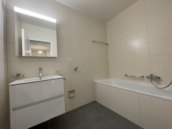 Appartement entièrement rénové de 1.5 pièces au 5ème étage, avec balcon. 6