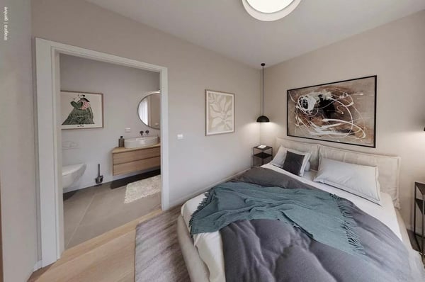 Appartement contemporain avec rooftop et jardin privé. 8