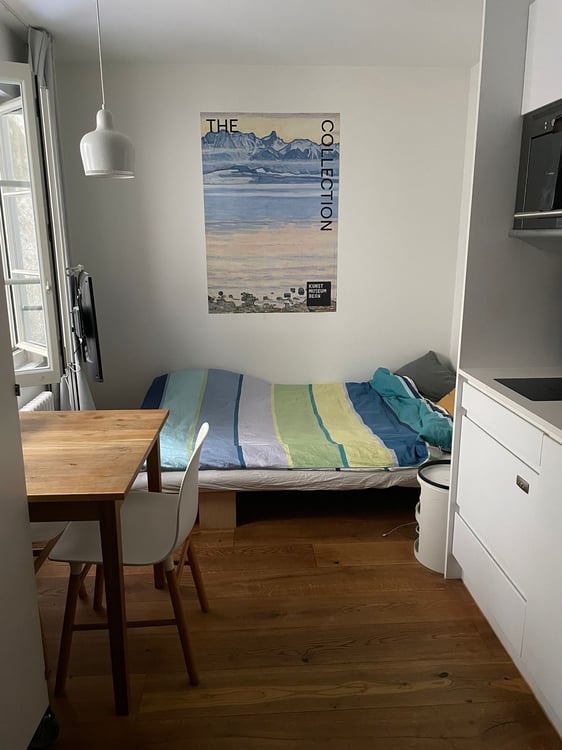 Zentrale, möblierte 1.0-Zimmer-Wohnung mit hellem Wohnraum 1