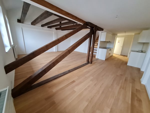 Einzigartige 2.5-Maisonettewohnung mit Dachterrasse