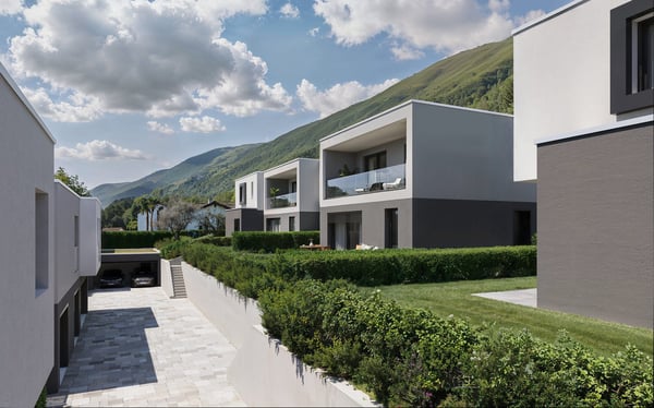 Neues Einfamilienhaus mit großem privatem Garten in Bedano 13