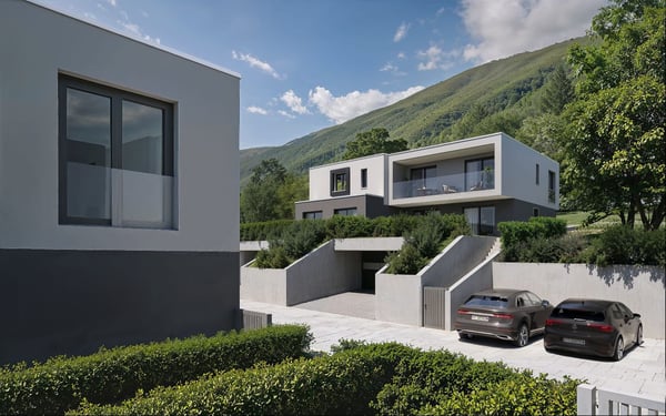 Neues Einfamilienhaus mit exklusivem Garten in Bedano 11