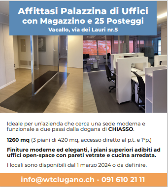 Affittasi spazi di 210 Mq  e 420 mq in posizione strategica nel Sud del Ticino - aria condizionata 16