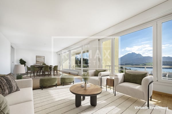 4½-Zimmer-Wohnung mit See- und Bergpanorama