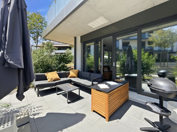 Appartement meublé de standing en rez-de-jardin