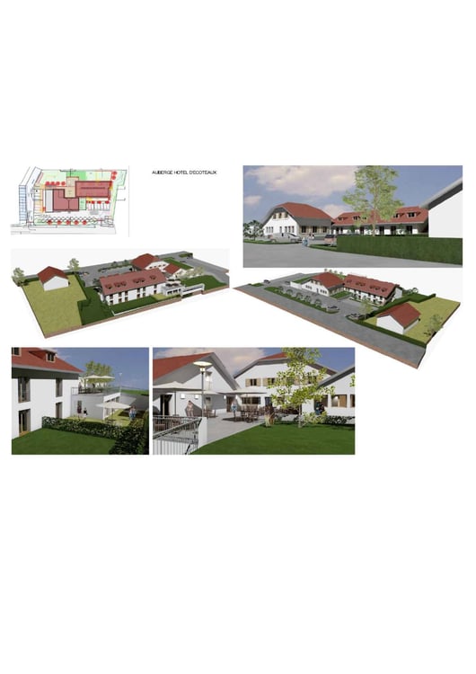 Auberge avec centre de loisirs et projet d'extension 11'500m2 de terrain -Écoteaux 3