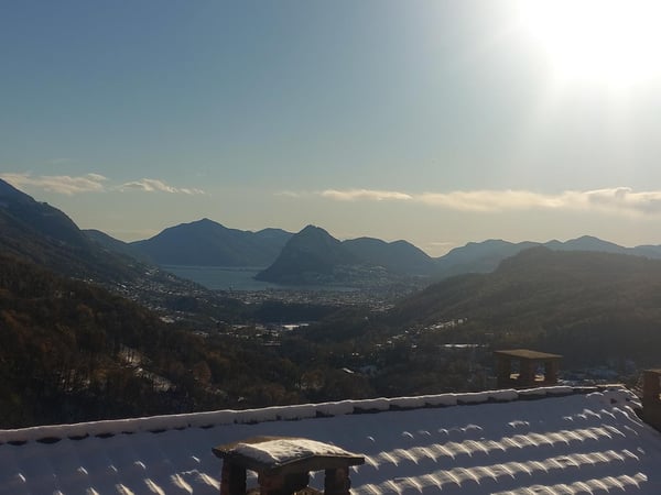 Capriasca-Lopagno Vendesi immobile composto da quattro appartamenti con spettacolare vista 4