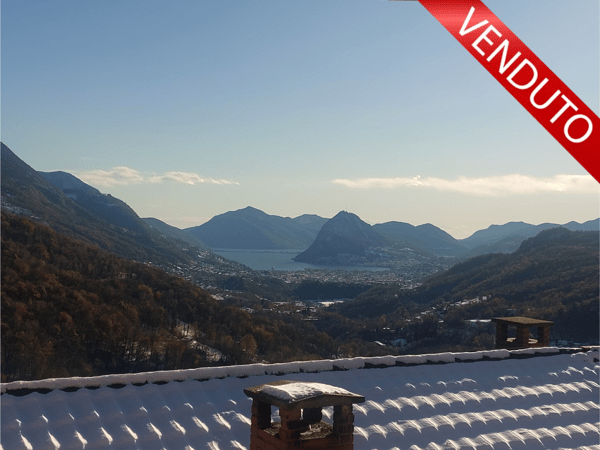 Capriasca-Lopagno: Zum Verkauf ein Gebäude mit drei Wohnungen und spektakulärem Blick 1
