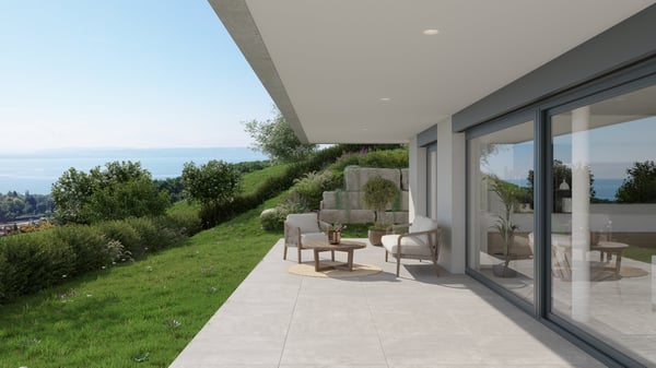 Rez-de-jardin avec vue somptueuse. 10