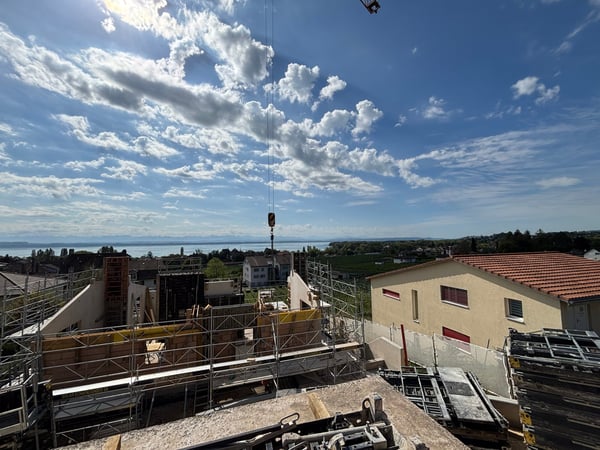 Vue lac pour de 4,5 pièces à Auvernier. 3