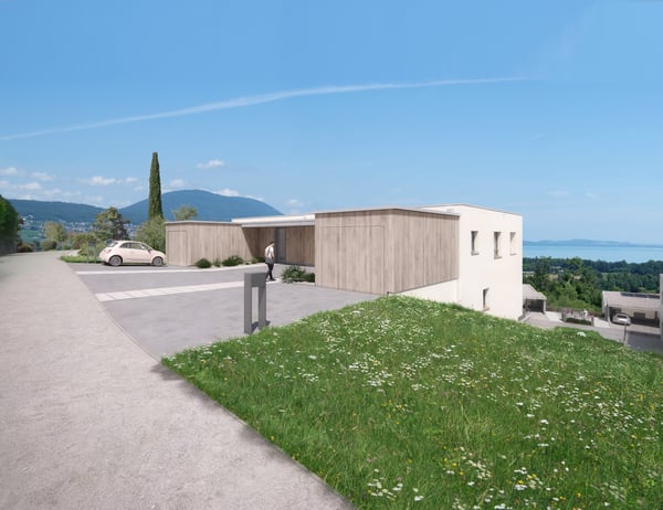 Villa mitoyenne contemporaine de 6,5 pièces. 7