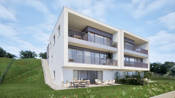 Villa mitoyenne contemporaine de 6,5 pièces. 6