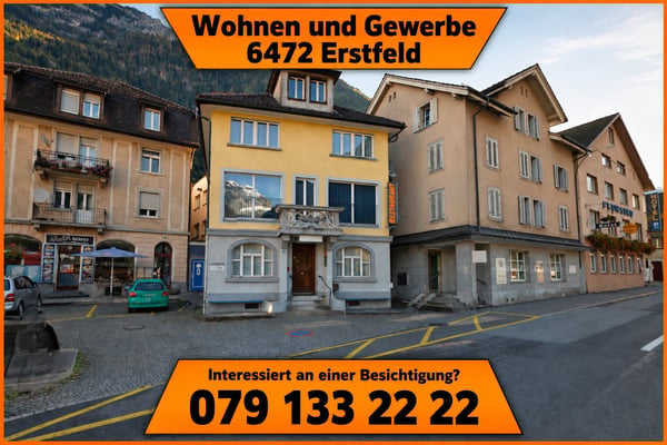 Zwei Liegenschaften. Ein Preis. Wohnen und Gewerbe im Zentrum 1