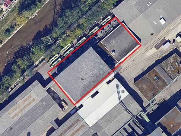 Aussenfläche Brownfield / Papieri-Areal Biberist 2