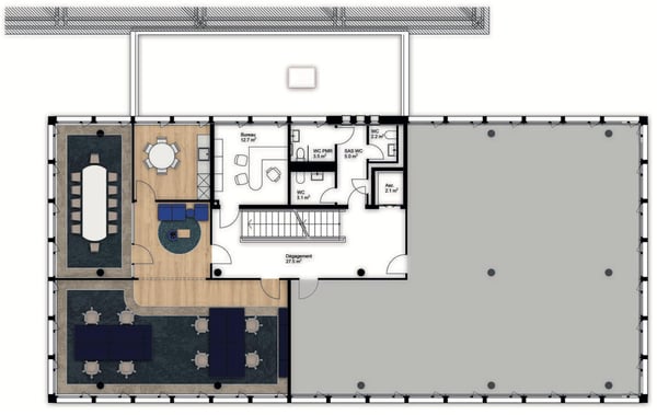 Bureaux rénovés dès 180 m² aux Cadolles 8