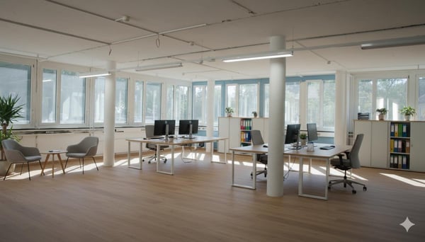 Surfaces de bureaux rénovées de 360m2 aux Cadolles 1