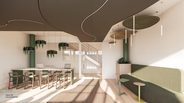 Rez-de-chaussée de 360 m² dans un bâtiment rénové aux Cadolles 9