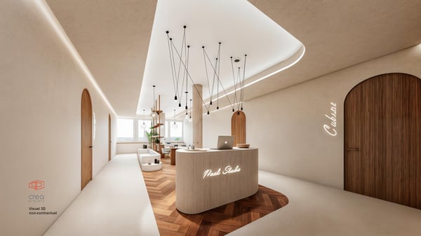 Rez-de-chaussée de 360 m² dans un bâtiment rénové aux Cadolles 10