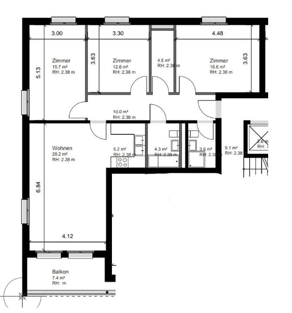 Wunderschöne Wohnung mit Blick auf die Aare! 7