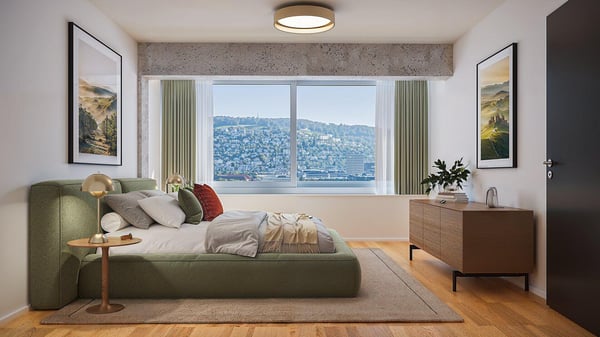 Über den Dächern von Zürich 3.5-Zimmerwohnung im 17. Stock 6