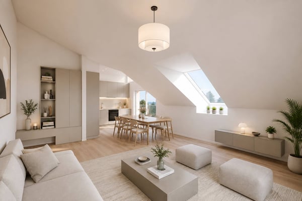 Attique de 3,5 pièces avec balcon 3