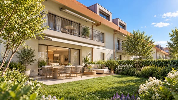 Nouvelle promotion : 3.5 pièces neuf avec jardin privatif et terrasse de 33 m²