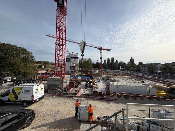 La construction avance bien : Spacieux 5.5 pièces de 131m² + balcon