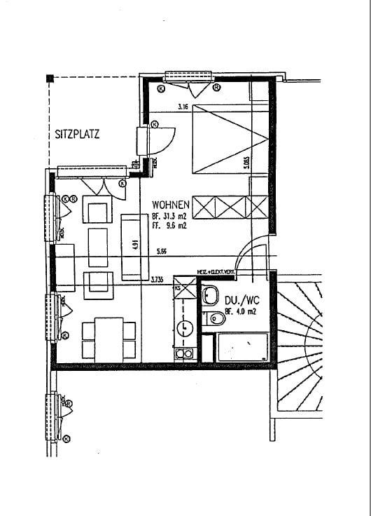 kleine und gemütliche EG-Wohnung 2