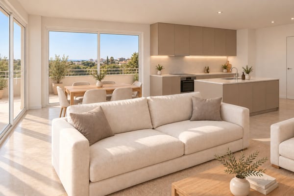 Charmant attique neuf de 3,5 pièces avec grand balcon à Evionnaz !